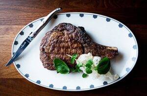 Preparing the Steak